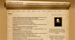 Desktop Screenshot of jeffersonreview.com