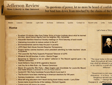 Tablet Screenshot of jeffersonreview.com